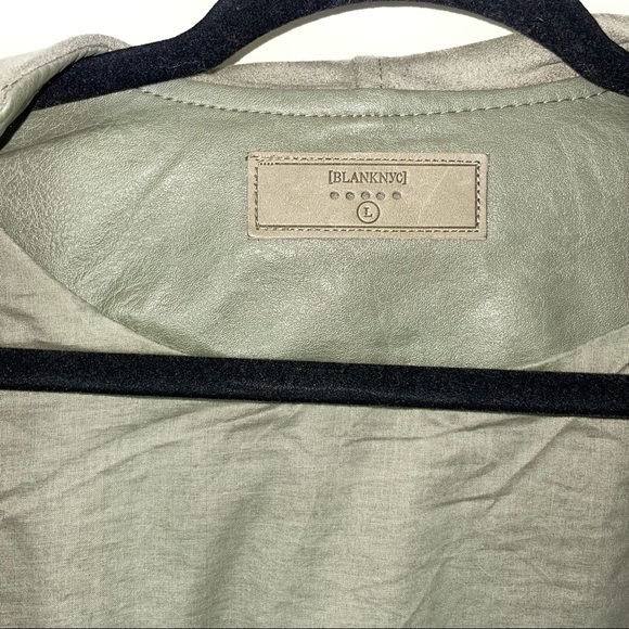 Blank NYC olive green jacket womens size large - Picture 9 of 10